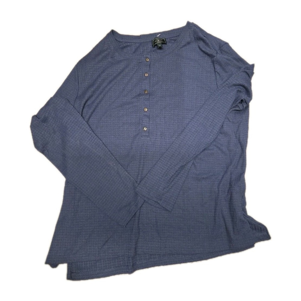 Bass‎ Women's Long Sleeve Top Blue XL